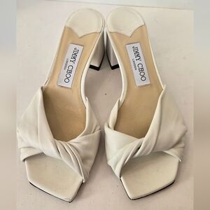 Jimmy Choo White Sandals